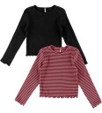 Kids Only Gensere beskåret 2 pack KogDixi Rosa Lemonade/ Kids Only 5 6 år 110 116 Genser Grønn Svart