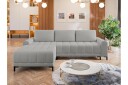 Vilshult Sofa med Divan 3 seter   Lys grå