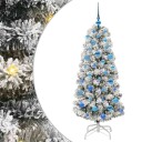 Kunstig sammensatt juletre med LED  stripelys 150 cm PVC