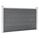  Hagegjerde WPC 353x106 cm grå