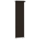 vidaXL Utendørs rullegardin 65 (B) x 230 (H) cm brun HDPE