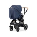 Barnevognpakke Emmaljunga Sento Pro Flat Outdoor Navy + Besafe iZi Go Modular X2 inkl. base