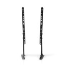 Nedis Gulvstativ for TV 13-70" Justerbar Høyde 50 kg Sort