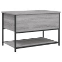 Oppbevaringsbenk grå sonoma 70x42,5x47 cm konstruert tre 8721012340725