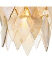 Rhombus Chandelier Antique Brass  S