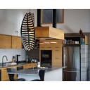 David Trubridge Toru Pendel Ø110 1 Side Black