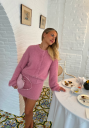 Josefin Lavold X Bubbleroom Josefin Fluffy Skirt Pink S