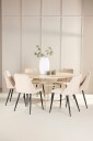 Venture Home   Spisebord Copenhagen med stol Night   Beige