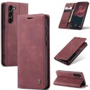 Samsung Galaxy S24+ Caseme 013 Series Lommebok-deksel Rød