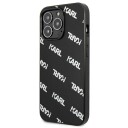 Karl Lagerfeld Allover Etui til iPhone 13 Pro / 13 - Svart Mobildeksel