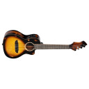 Ortega Guitars Ortega Dssuite-Uke Concert Ukulele Med Mik, Gigbag, Distressed Suites