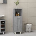vidaXL Baderomsskap grå sonoma eik 30x30x95 cm konstruert tre