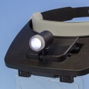 Pannebånd med forstørrelsesglass og LED-lys (4 Linser)