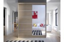 Pickering Garderobe med Speil 150x200 cm - Beige