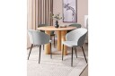 Matsalsstol Beliani Mason set om 2 Beige-Svart Light grey -