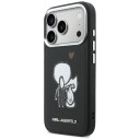 Karl Lagerfeld MagSafe Etui til iPhone 17 Pro med Karl & Choupette Baklogo - Svart
