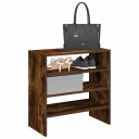  Skostativer 2 stk stablebar røkt eik 60x30x30,5 cm 8721158577450