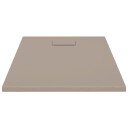 vidaXL Dusjbrett SMC brun 100x70 cm