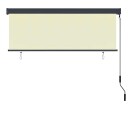 vidaXL Utendørs rullegardin 170x250 cm kremhvit