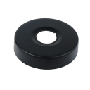 K. Neerskov rosetter, 3/4". Ø80 mm, 2 stk, matt sort Mat sort