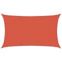 vidaXL Solseil 160 g/m² terrakotta 5x8 m HDPE