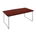 Grythyttan Stålmöbler B31 bord 170 cm Mørkerød / Varmgalvanisert