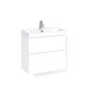 Macro Design Crown Servantskap 2 Skuff- med Light 70 Servant Hvit / 60cm Plain/push-open