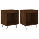  Nattbord 2 stk brun eik 40x35x50 cm konstruert tre 8721012111141