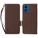 Motorola Moto G24 Power/G24 Lommebok-deksel med Magnetisk Lukning Brun