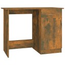 vidaXL Skrivebord røkt eik 100x50x76 cm konstruert tre