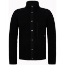 Varg M Gotland Wool Overshirt Black Granite