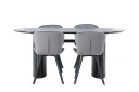 Venture Home Isolde Spisegruppe 180 cm Oval med 4 Lilja Stoler Sort
