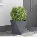 vidaXL Plantekassed Antrasitt 50 x 50 x 50 cm Stål