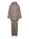 CeLaVi Basic Rainwear Set  Solid Pu Brown 80