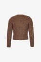 byTimo   Kardigan Hairy Knit Jacket   Brun