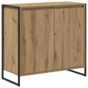  Sideskap Kunstnerisk Eik 79 x 36 x 75 cm Konstruert tre