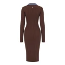 Patrizia Pepe Dame Kjoler Brun S,