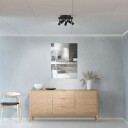Belid Cato 5 spot Taklampe Matt Svart/Matt Svart