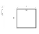 LED Panel Sense Opalprism 60cm 35W 3000K PIR Sensor