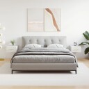 vidaXL Veggmonterte nattbord 2 stk hvit 35x35x20 cm