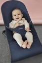 BabyBjörn Bliss Vippestol Vevet Klassisk Quilt Midnattsblå