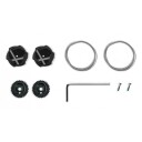 Northwave Slw X-Dial Knob Kit erstatningsknotter BLACK