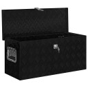  Aluminiumskasse 80x30x35cm Svart