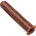 Schneider Electric TP 2B Brune Plugger 8x40 mm 100-pakning for Diverse Byggematerialer