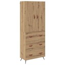  Høyskap med skuff Artisan Eik 69,5 x 34 x 180 cm Konstruert tre