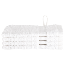  Gjesthåndkle SOLUND 4 pcs Hvit 15 x 21 cm 550 gsm