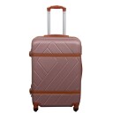 Borg Living Tilbud koffert - Hardcase - Str. Medium - Retro rosa - Smart reisekoffert