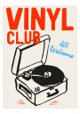 Vinyl Club Art Poster.png Plakat / 50x70
