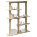 vidaXL Vegghylle Sonoma eik 102 x 20 x 130 cm Konstruert tre