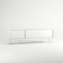 Decotique Vogue Mediabenk Med Ben 180 Cm / Messing   TV benker og mediebenker Mdf Hvit   132565